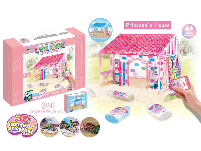 2in1 Crystal Painting toys