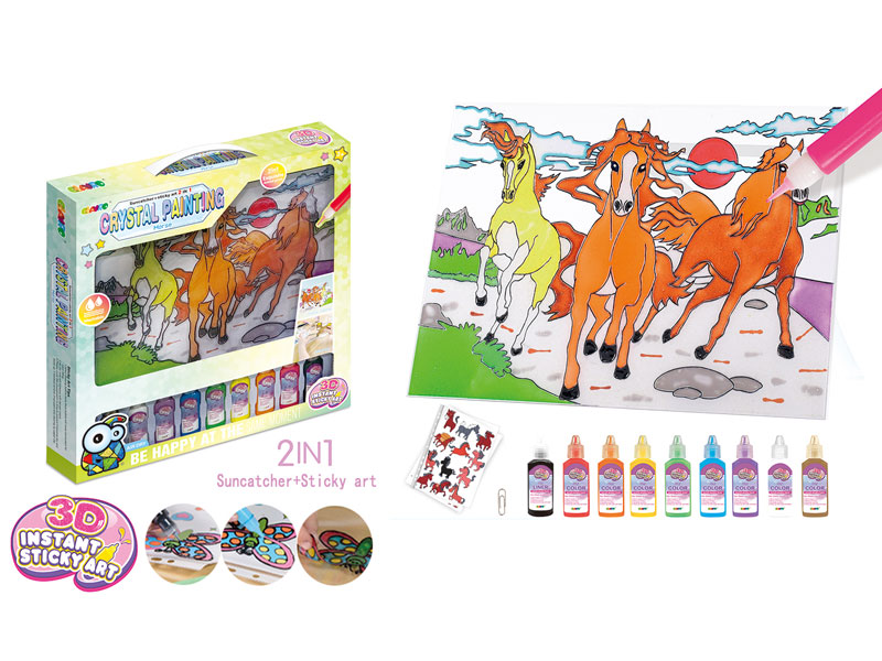 2in1 Crystal Painting toys