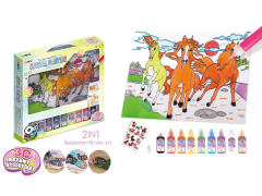 2in1 Crystal Painting toys