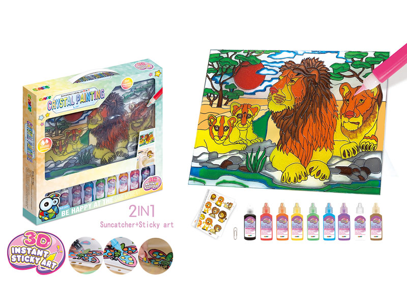 2in1 Crystal Painting toys
