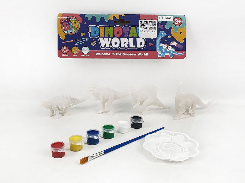 Colored Dinosaurs Set toys