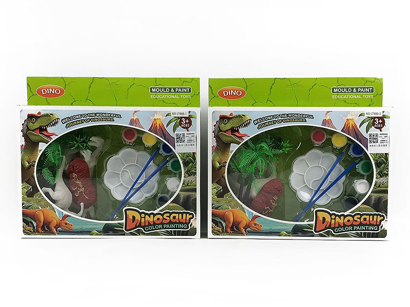 Colored Dinosaurs Set toys