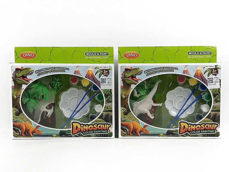 Colored Dinosaurs Set toys