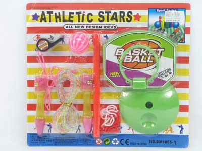 Bbasketball Set & Jump Rope &Whistle toys