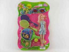 Racket Set & Doll toys