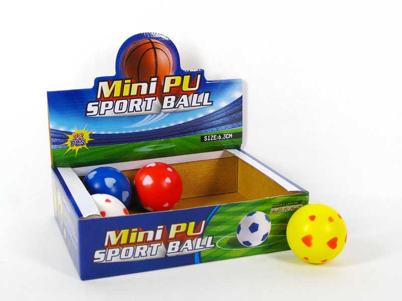 6.3CM PU Ball(12in1) toys