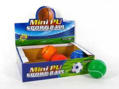 6.3CM PU Tennis Ball(12in1) toys