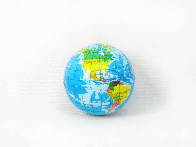 6.3cm PU Terrestrial Globe toys