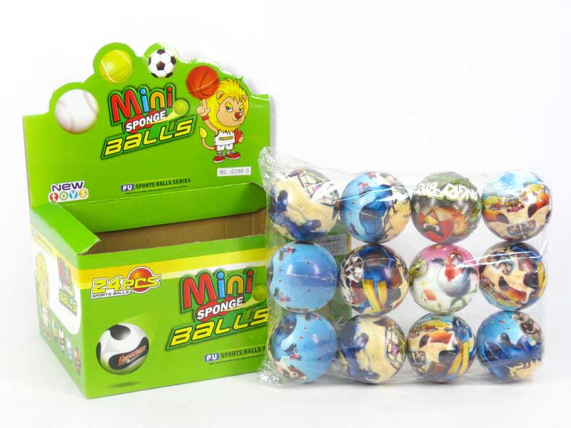 4"PU Ball(24in1) toys