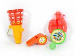 Bounce Ball & Flying Disk & Whistle