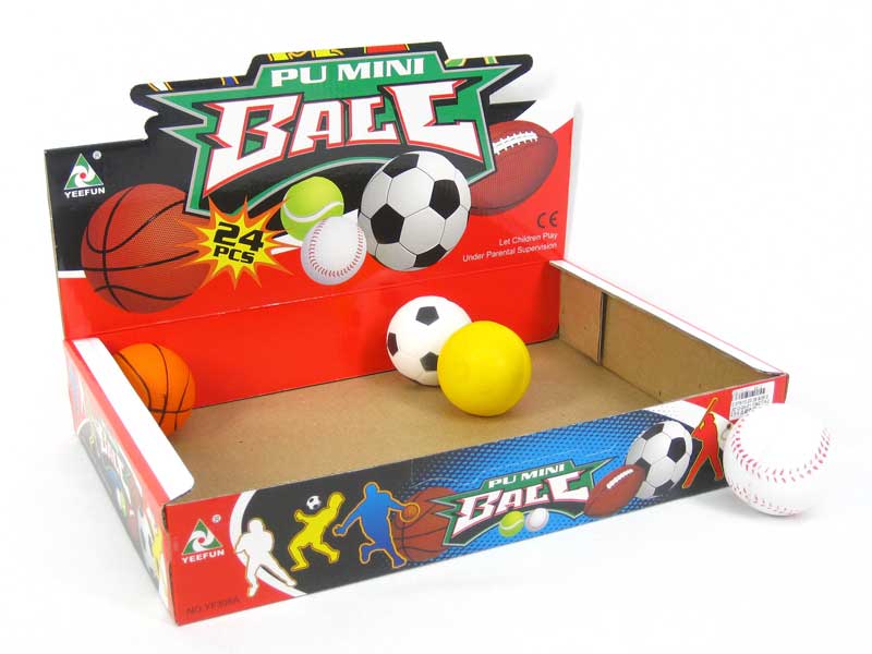 2.5"PU Ball(24in1) toys