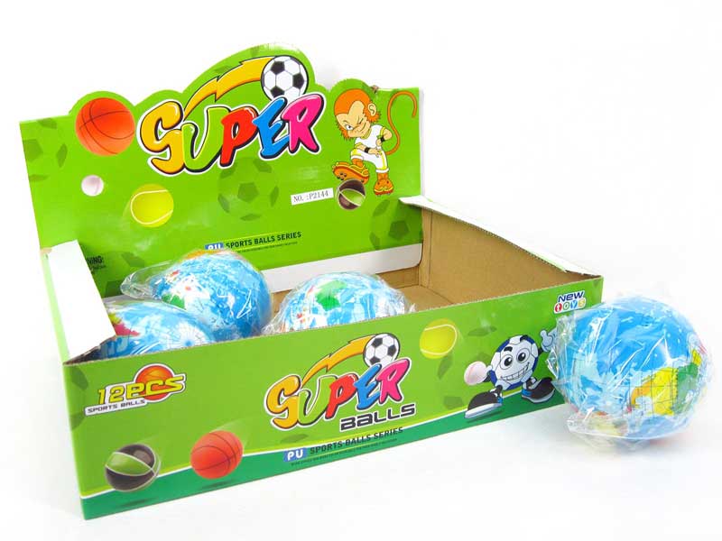 4＂PU Ball(12in1) toys