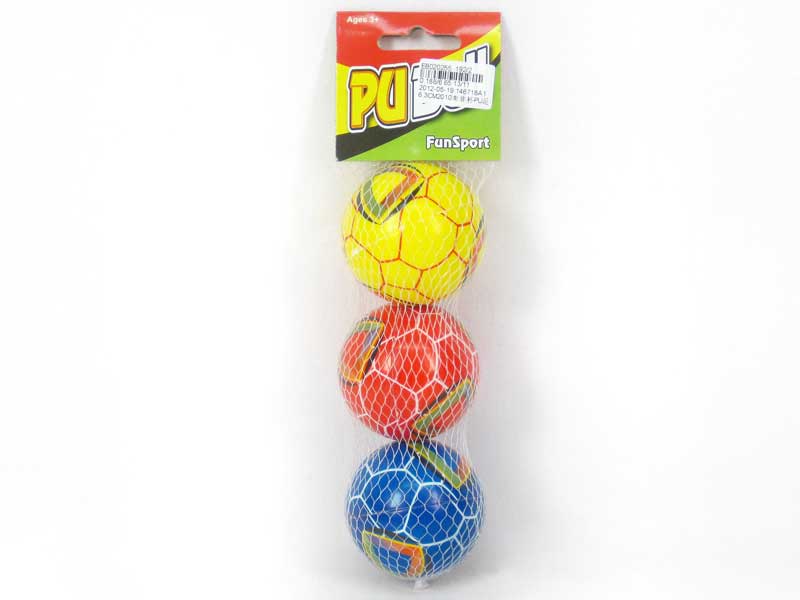 6.3CM PU FootBall(3in1) toys