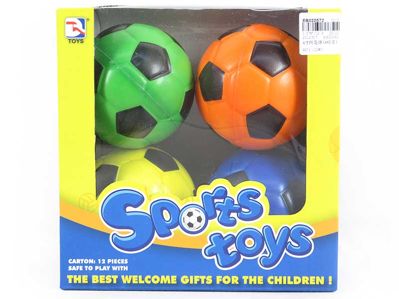 4inch PU Football(4in1) toys