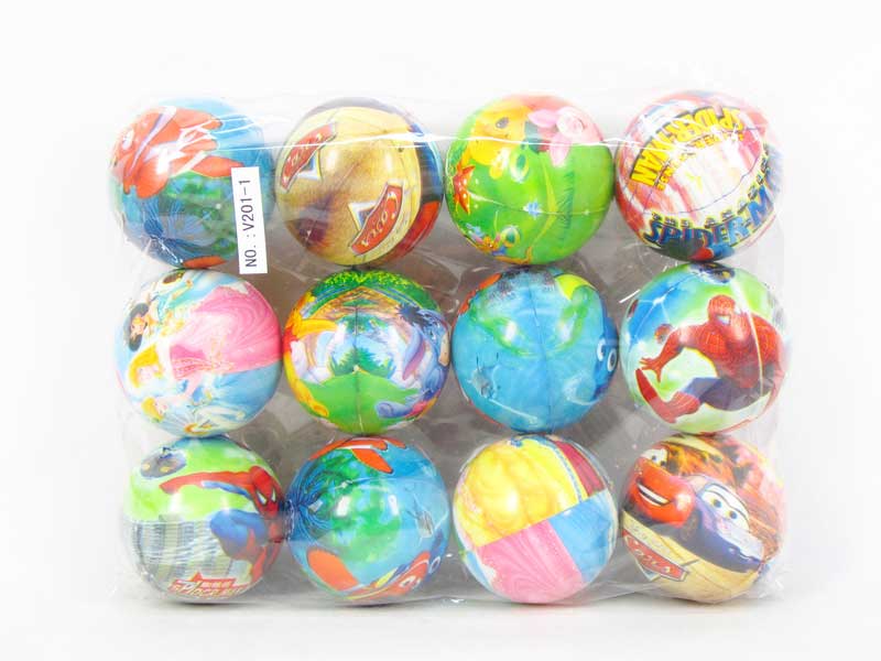 2.5"PU Ball(12in1) toys