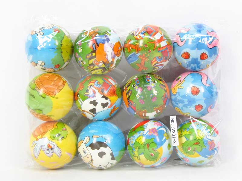 2.5"PU Ball(12in1) toys