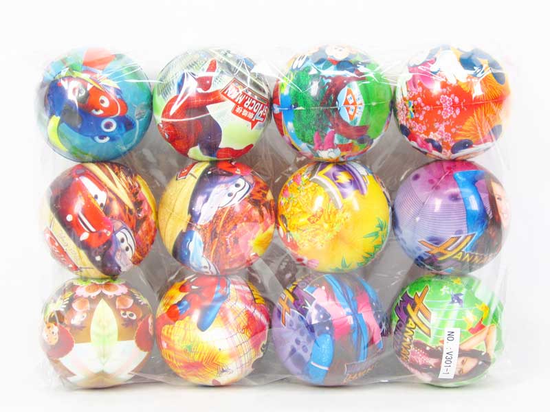 3＂PU Ball(12in1) toys