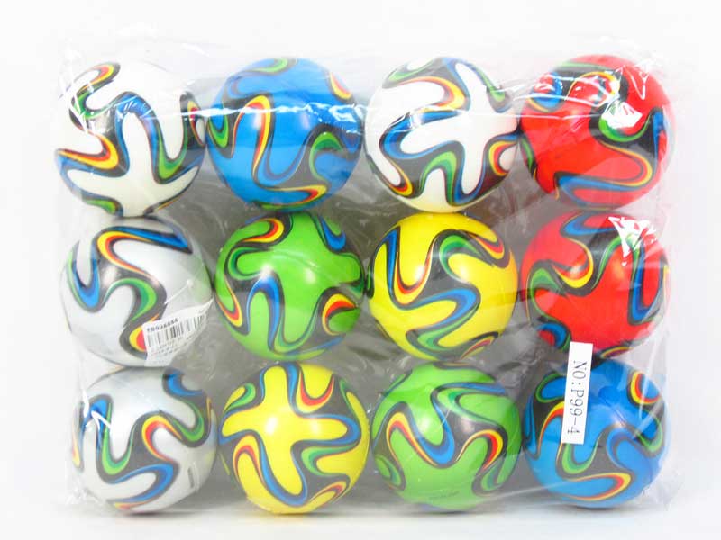 2.5inch PU Ball(12in1) toys