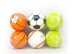 10CM PU Ball(6in1) toys