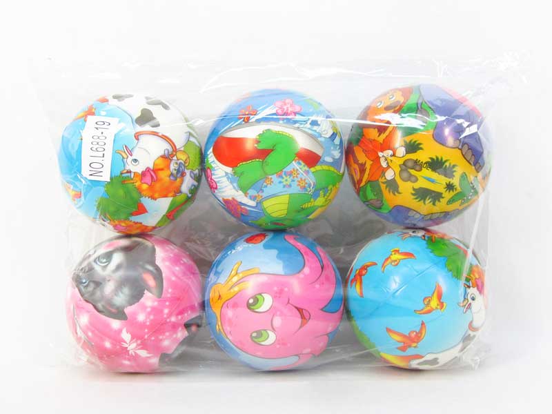 10CM Pu Ball(6in1) toys