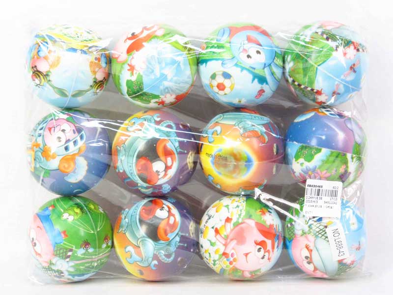 7.6CM PU Ball（12in1） toys