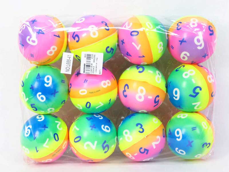 7.6CM PU Ball（12in1） toys