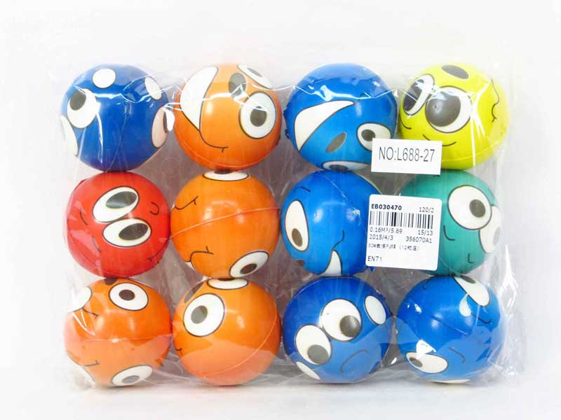 5CM PU Ball（12in1） toys