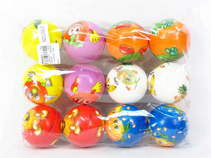 6.3CM PU Ball（12in1） toys