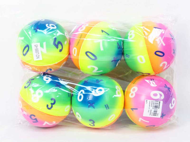 10CM PU Ball（6in1） toys