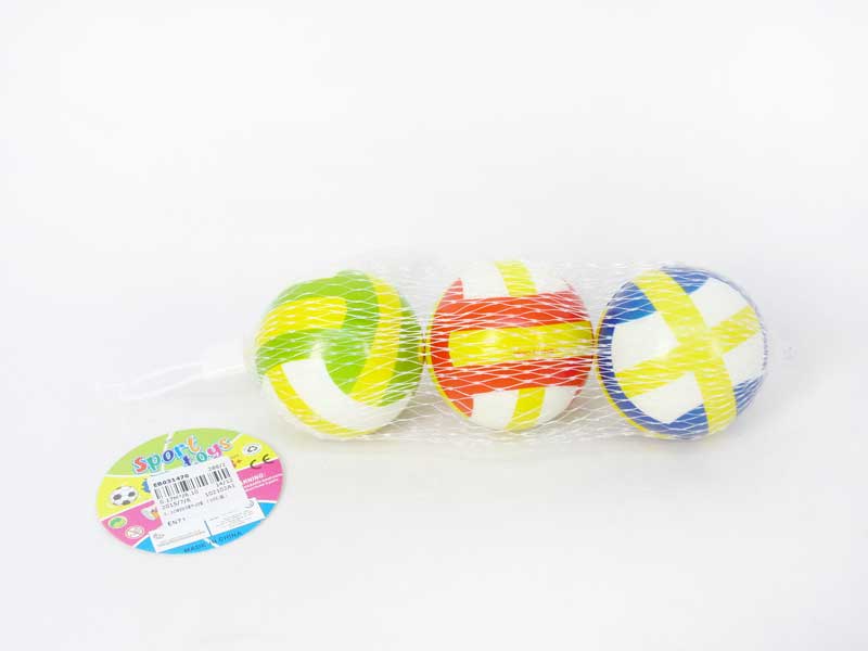 6.3CM PU Vollyball(3in1) toys