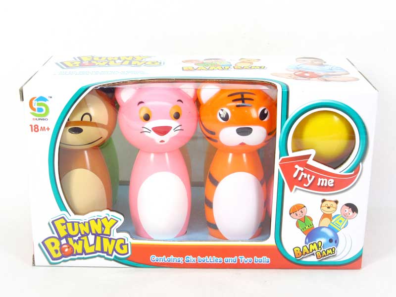 Bowling Game W/Bell toys
