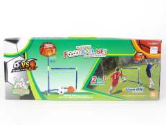 2in1 Basketball & Football Set