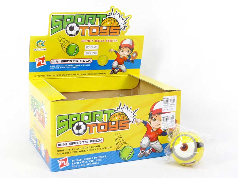2.5inch Pu Ball(24in1) toys