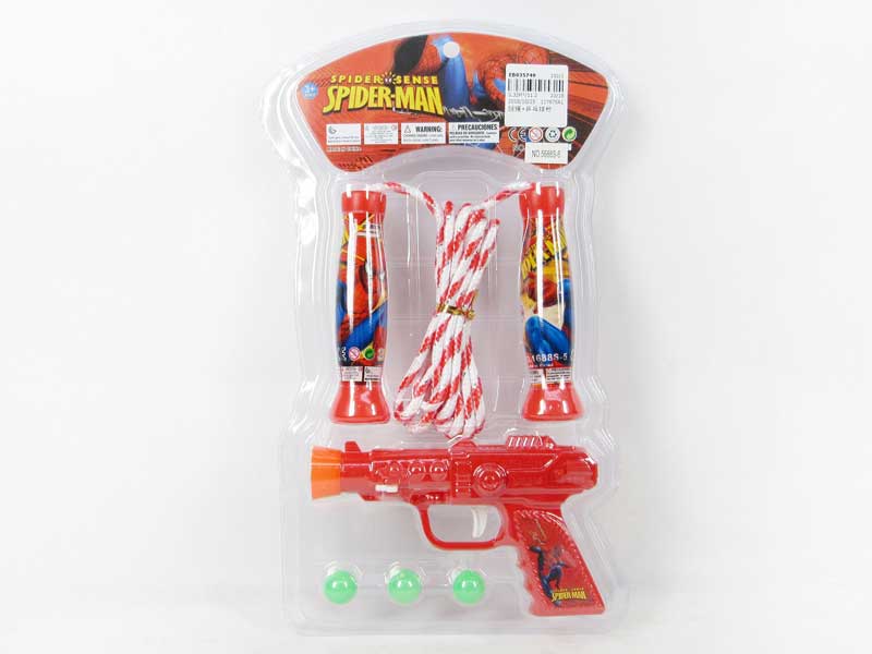 Jump Rope & Pingpong Gun toys