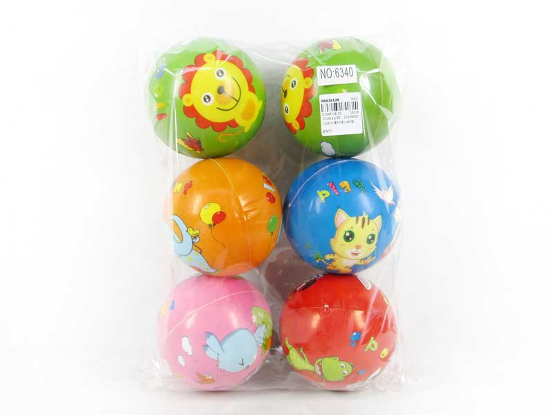 10CM PU Ball(6in1) toys