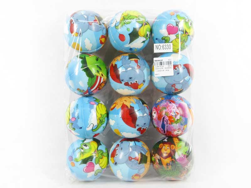 7.6CM PU Ball(12in1) toys