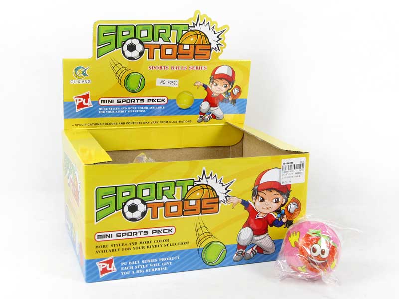2.5inch PU Ball（24in1） toys