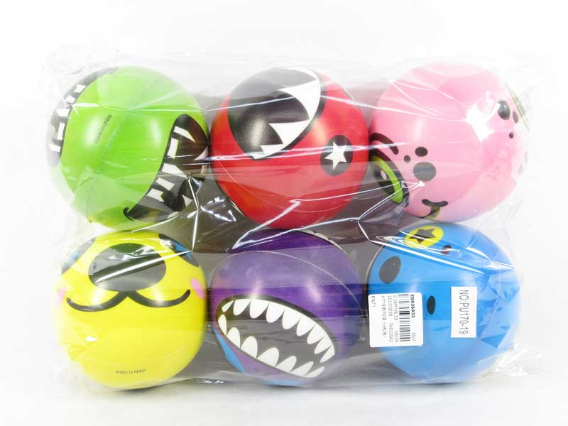 4inch PU Ball（6in1） toys