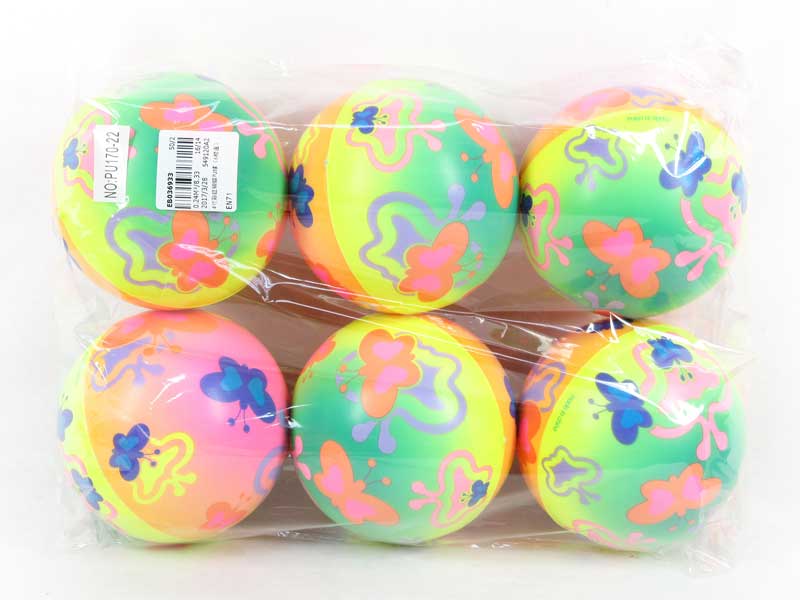 4inch PU Ball（6in1） toys