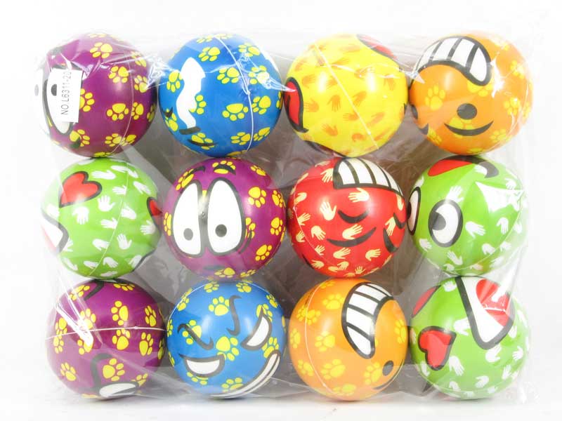 7.6CM Pu Ball(12in1) toys