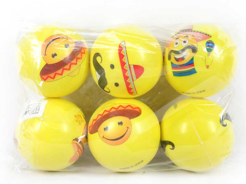10CM Pu Ball(6in1) toys
