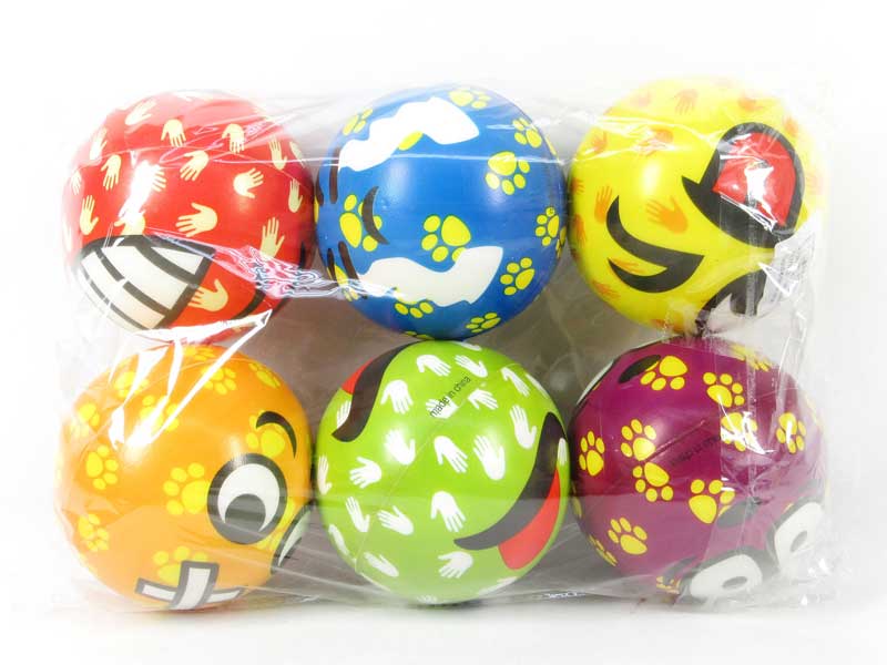 10CM Pu Ball(6in1) toys