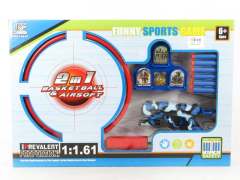 Basketball Play Set & EVA Soft Bullet Gun