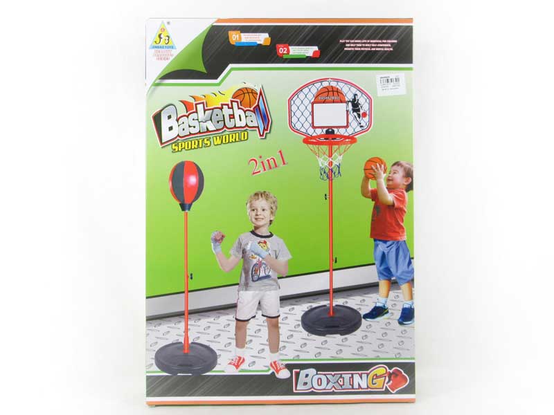 Basketball Play Set & Boxing Gun toys