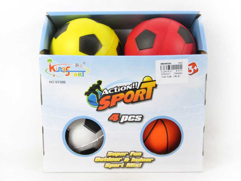 10CM PU Ball（4in1） toys