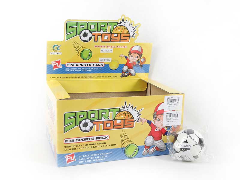 2.5inch PU Ball（24in1） toys