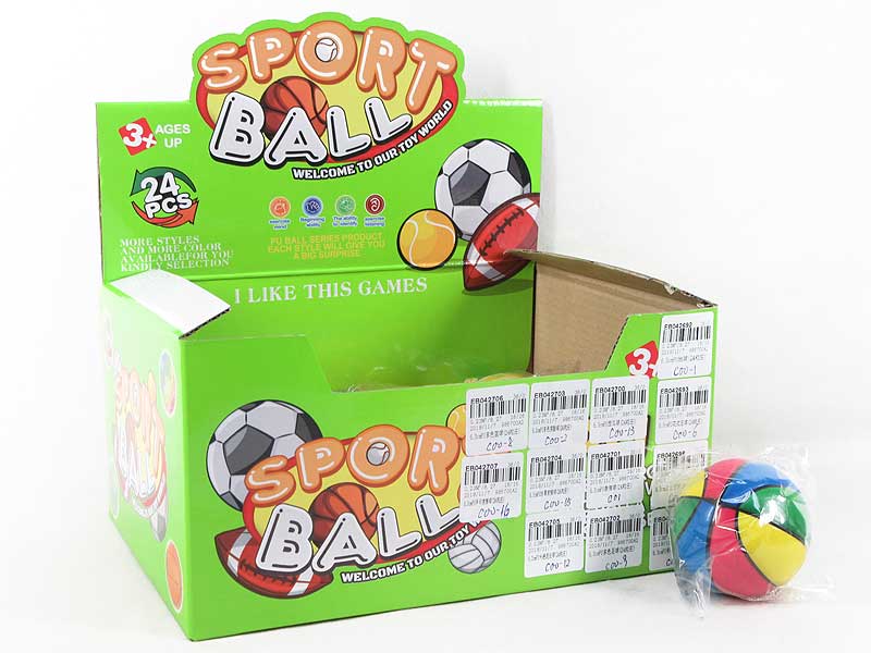 6.3cm Pu Ball(24in1) toys