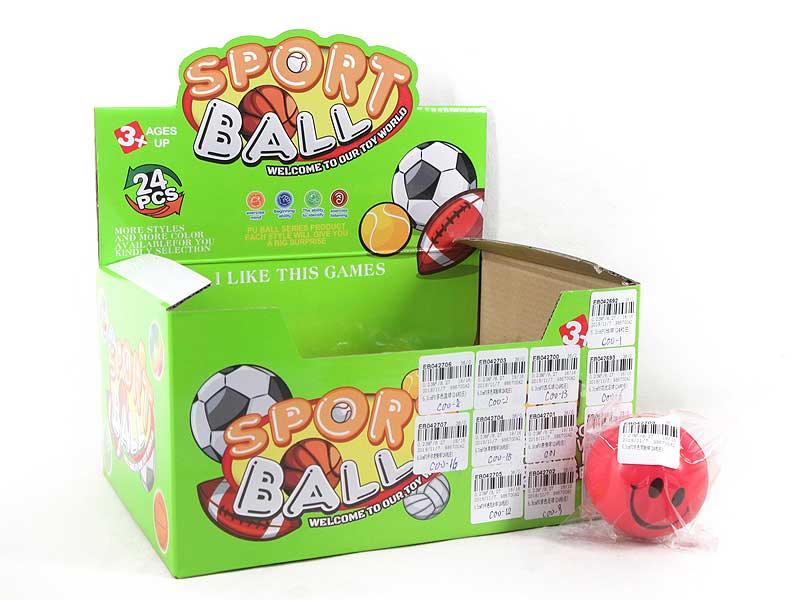 6.3cm PU Ball(24in1) toys