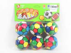 6.3cm PU Fooball(6in1) toys