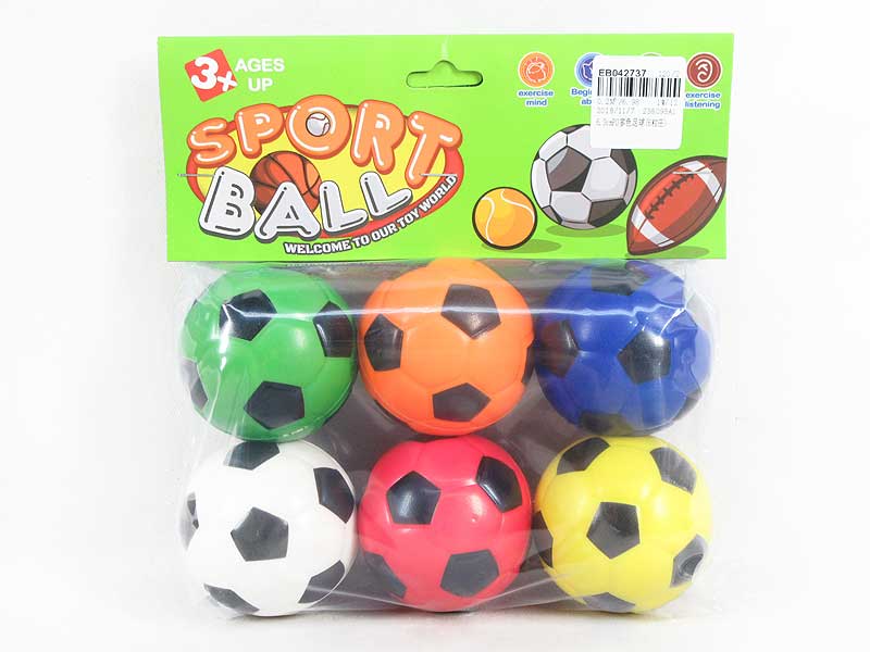 6.3cm PU Ball(6in1) toys